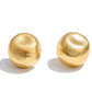 Aretes Esferas Doradas