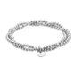 Pulsera Esferas Entrelazadas Plateadas