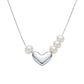 Collar Corazón con Perlas