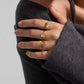 Anillo Abierto con Cristales Marquise