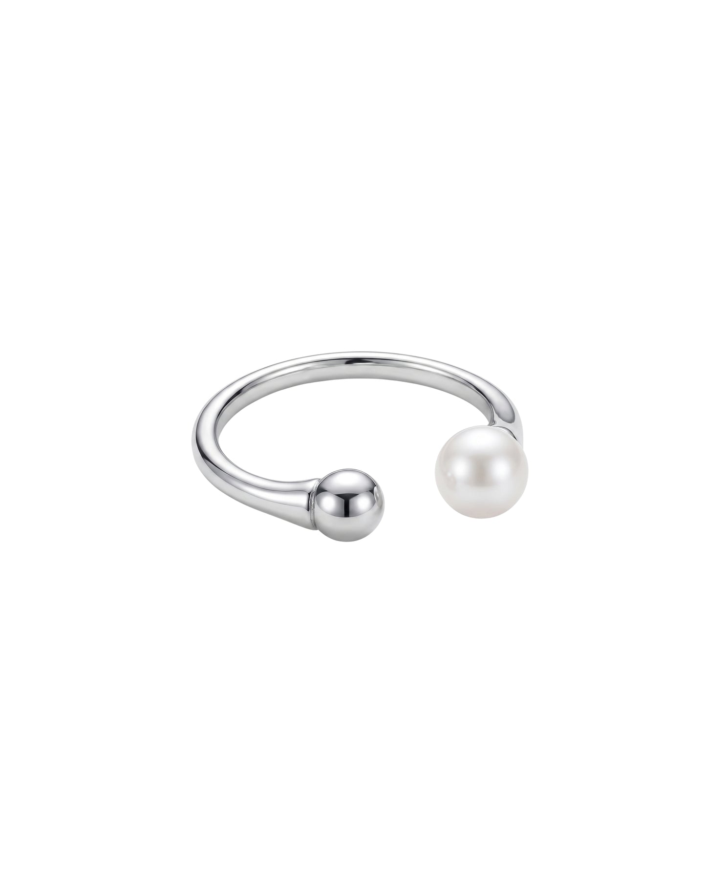 Anillo Dual con Perla