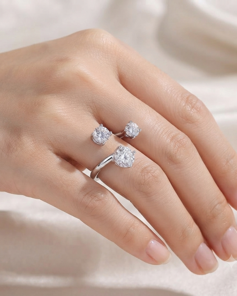 Anillo Destellos Abiertos