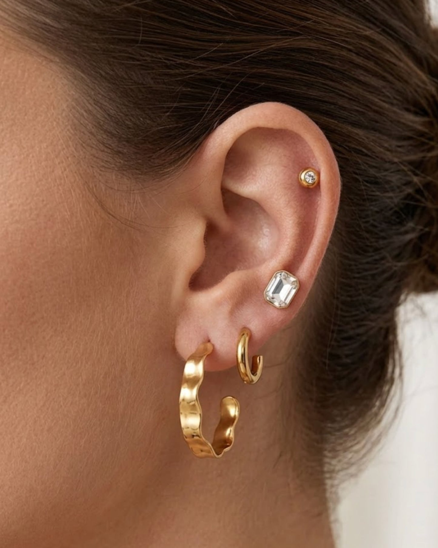 Set de Aretes Formas y Texturas