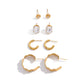 Set de Aretes Formas y Texturas