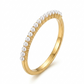 Anillo Eternity de Micro Perlas