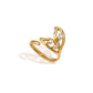 Anillo Abierto de Hojas