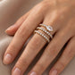 Anillo Espiral con Circonias