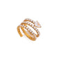 Anillo Espiral con Circonias