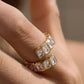Anillo Abierto de Circonias