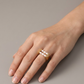 Anillo Sello Cuadrado de Perlas