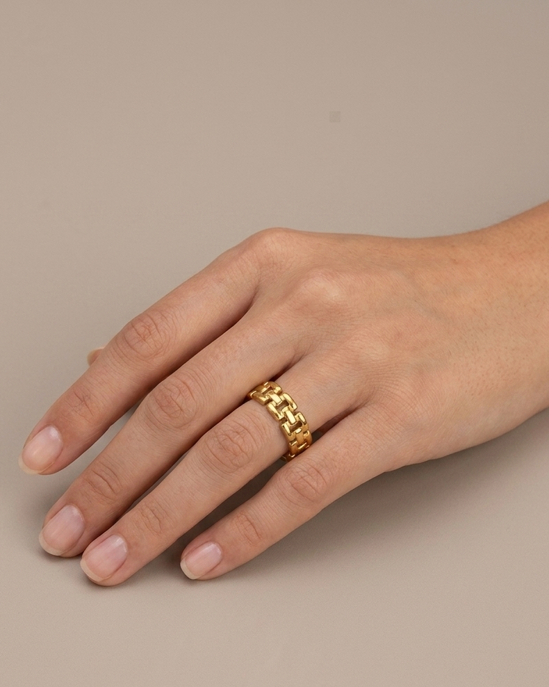 Anillo Ajustable de Eslabones