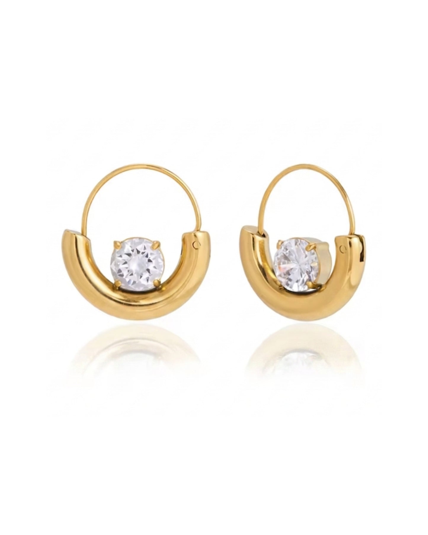 Aretes de Silueta Semicircular