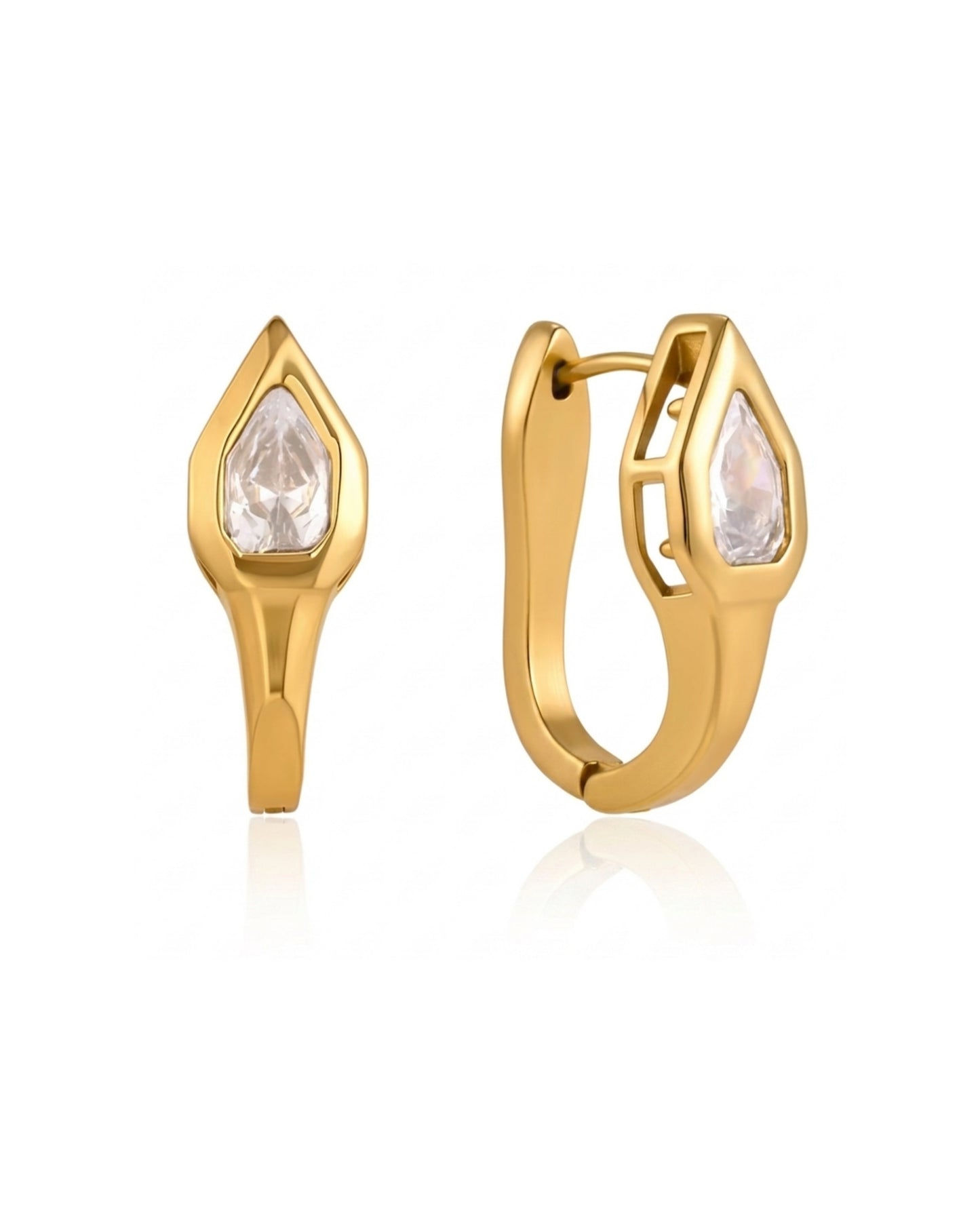 Aretes Silueta Estilizada