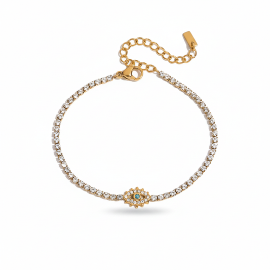 Pulsera de acero inoxidable con pulseras.