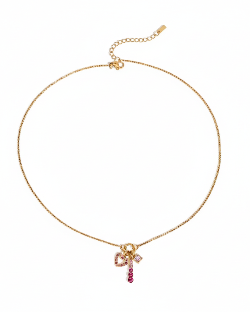 Collar dorado de moño de tipo ajustable